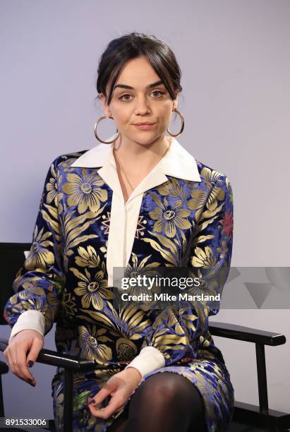 Hayley Squires stars of BBC One's The Miniaturist, during a BUILD panel discussion on December 13, 2017 in London, England.