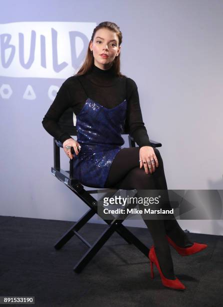 Anya Taylor Joy stars of BBC One's The Miniaturist, during a BUILD panel discussion on December 13, 2017 in London, England.