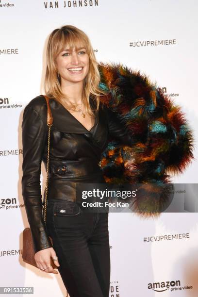 Pauline Lefevre attends the Amazon TV Serie "Jean Claude Van Jonhson" Paris Premiere At Le Grand Rex on December 12, 2017 in Paris, France.