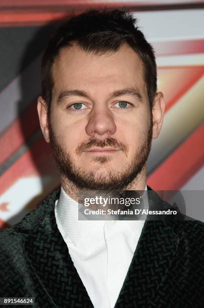 Tv host Alessandro Cattelan attends the X Factor 11 Finale press conference on December 13, 2017 in Milan, Italy.