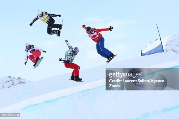 Pierre Vaultier of France competes, Christian Ruud Myhre of Norway competes, Jake Vedder of USA competes, Alessandro Haemmerle of Austria competes...