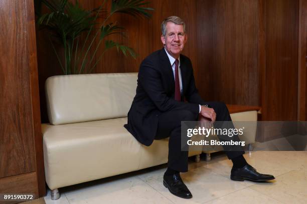 Fritz Joussen, chief executive officer of TUI AG, poses for a photograph following a Bloomberg Television interview in London, U.K., on Wednesday,...