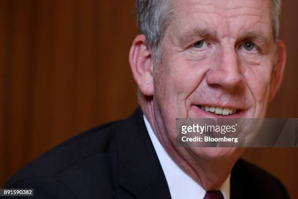 Fritz Joussen, chief executive officer of TUI AG, poses for a photograph following a Bloomberg Television interview in London, U.K., on Wednesday,...