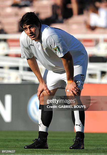 Superman actor Brandon Routh plays with the Hollywood FC before the friendly game Chelsea FC vs Inter Milan, at the Rose Bowl stadium in Pasadena,...