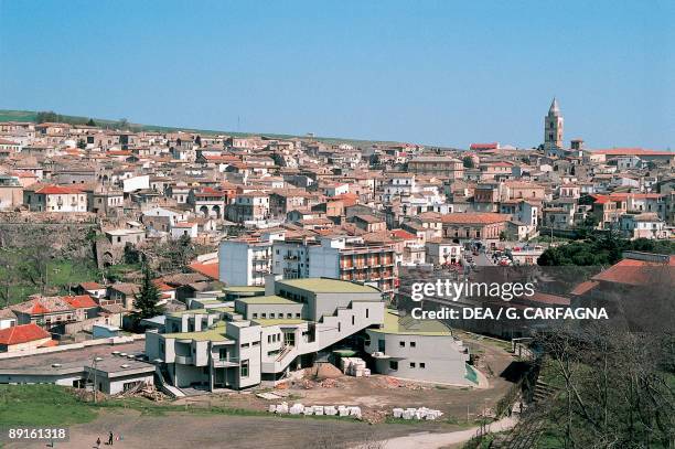 Buildings in a city, Potenza, Basilicata, Italy