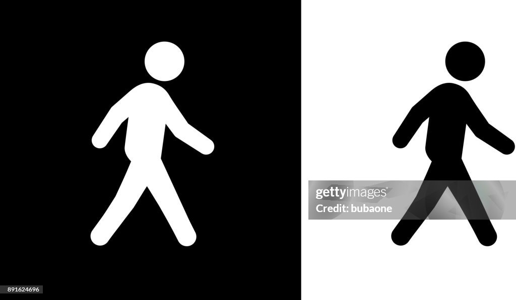 Man Movement Sticker Walking Man Icon
