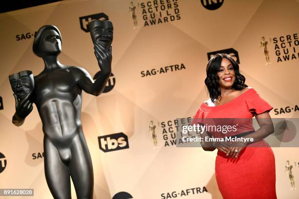 Actor Niecy Nash at the 24th Annual Screen Actors Guild Awards Nominations Announcement at Silver Screen Theater on December 13, 2017 in West...