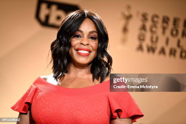 Actor Niecy Nash at the 24th Annual Screen Actors Guild Awards Nominations Announcement at Silver Screen Theater on December 13, 2017 in West...