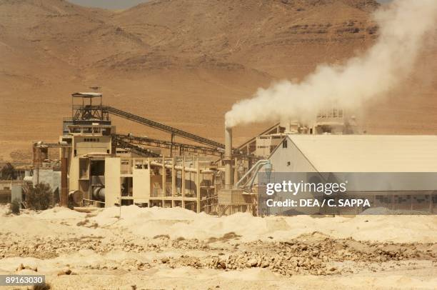 Syria. Phosphate ore mine near Damascus