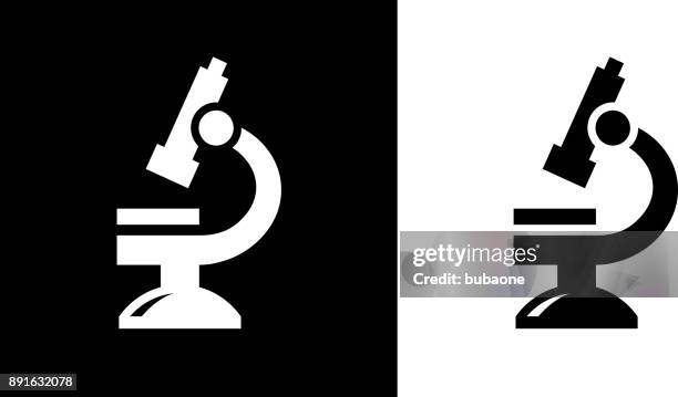 microscope. - science icon stock illustrations