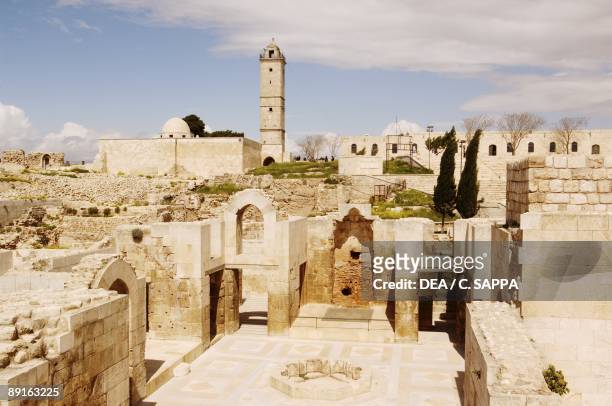 Syria - Aleppo . Historical Aleppo. UNESCO World Heritage List, 1986. Citadel, 13th century. Royal Palace
