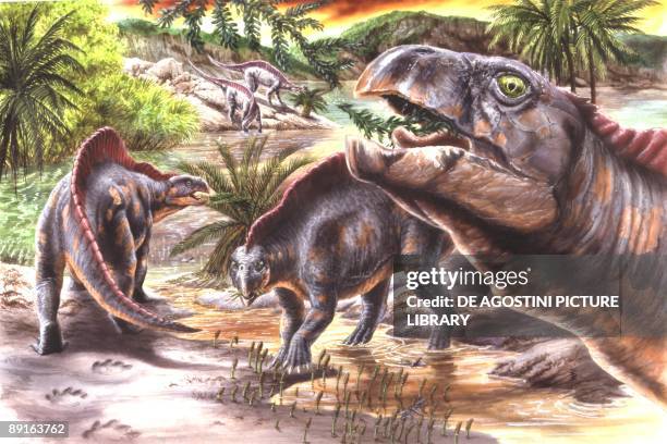 Illustration of Lotosaurus dinosaurus
