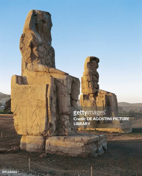 Statues of Amenhotep III 'Colossi' of Memnon