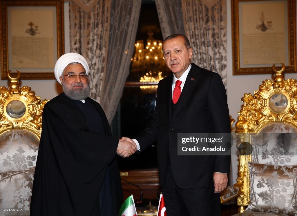 Recep Tayyip Erdogan - Hassan Rouhani meeting in Istanbul