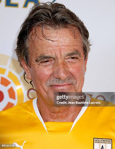 Eric Braeden attends the World Football Challenge between Chelsea and Inter Milan at Rose Bowl on July 21, 2009 in Pasadena, California.