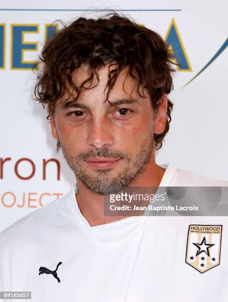 Skeet Ulrich attends the World Football Challenge between Chelsea and Inter Milan at Rose Bowl on July 21, 2009 in Pasadena, California.