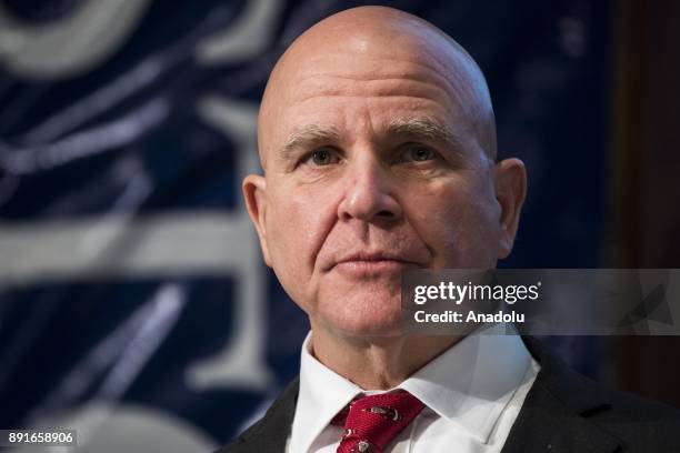 Lt. Gen. Herbert Raymond McMaster, National Security Advisor to President Trump, speaks at the Jamestown Foundation's 11th annual Terrorism...