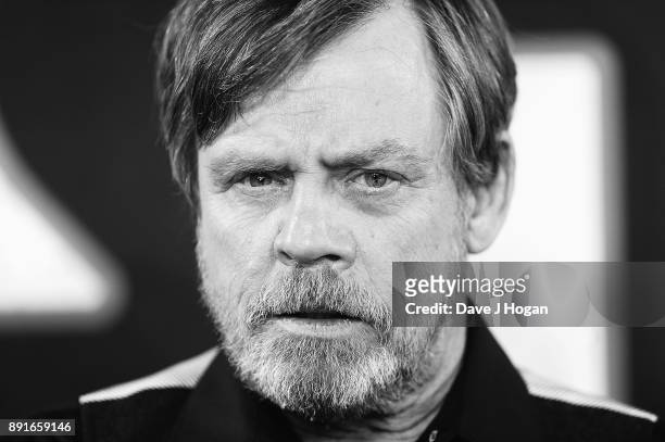 Mark Hamill attends the 'Star Wars: The Last Jedi' photocall at Corinthia Hotel London on December 13, 2017 in London, England.