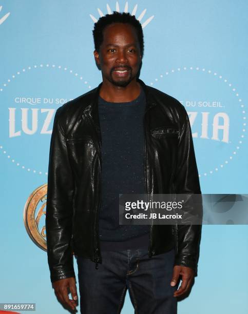 Harold Perrineau attends Cirque du Soleil presents the Los Angeles premiere event of 'Luzia' at Dodger Stadium on December 12, 2017 in Los Angeles,...
