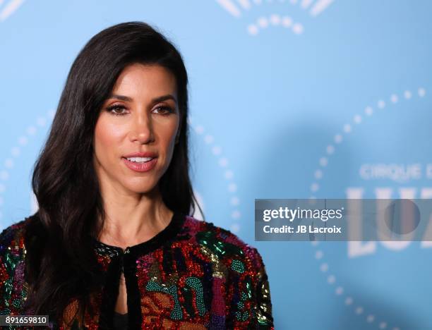 Adrianna Costa attends Cirque du Soleil presents the Los Angeles premiere event of 'Luzia' at Dodger Stadium on December 12, 2017 in Los Angeles,...