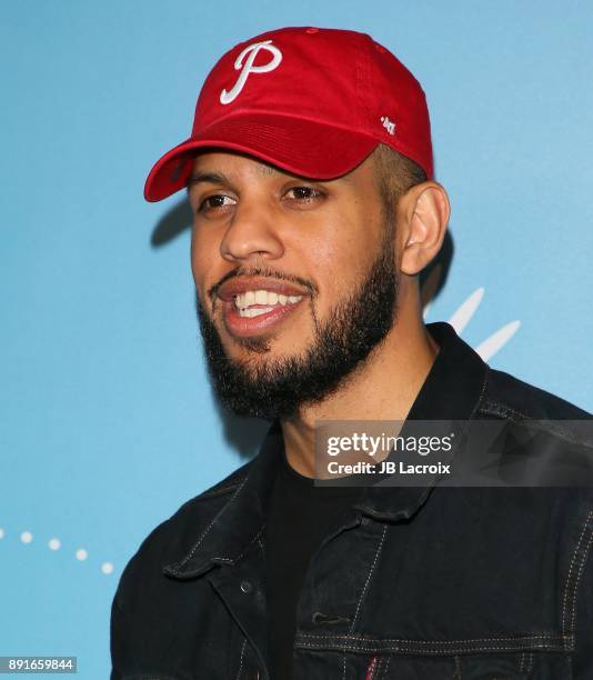 Sarunas Jackson attends Cirque du Soleil presents the Los Angeles premiere event of 'Luzia' at Dodger Stadium on December 12, 2017 in Los Angeles,...