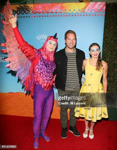 Ryan Hansen attends Cirque du Soleil presents the Los Angeles premiere event of 'Luzia' at Dodger Stadium on December 12, 2017 in Los Angeles,...