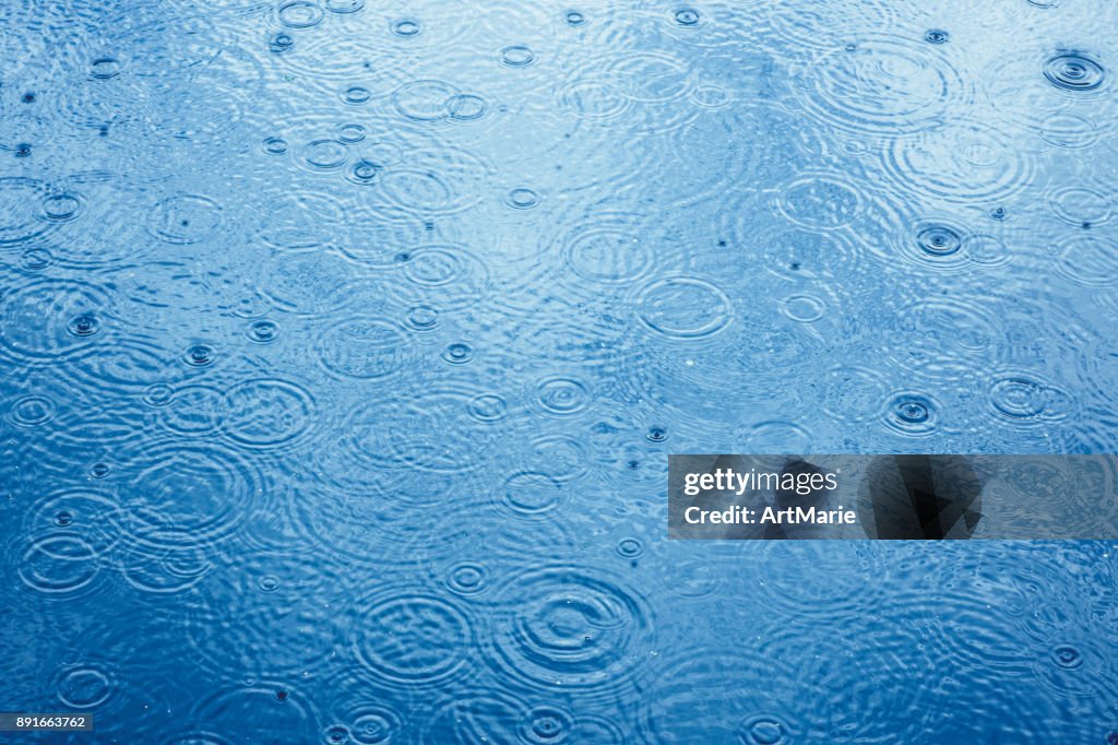 Fondo de gotas de lluvia