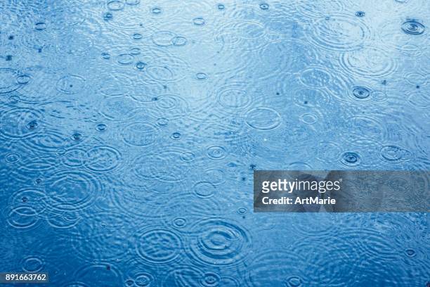 rain drops background - poça imagens e fotografias de stock