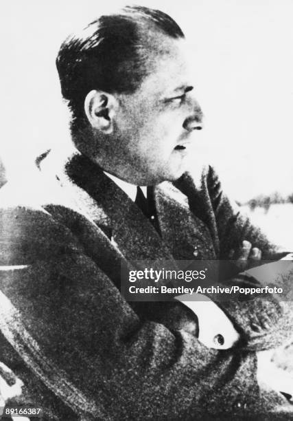 Head of the Nazi Party Chancellery and private secretary to Adolf Hitler, Martin Bormann , circa 1940.