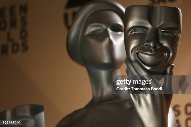 General view of the atmosphere during the 24th Annual SAG Awards Nominations Announcement at SilverScreen Theater at the Pacific Design Center on...