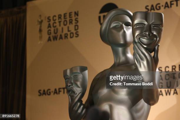 General view of the atmosphere during the 24th Annual SAG Awards Nominations Announcement at SilverScreen Theater at the Pacific Design Center on...