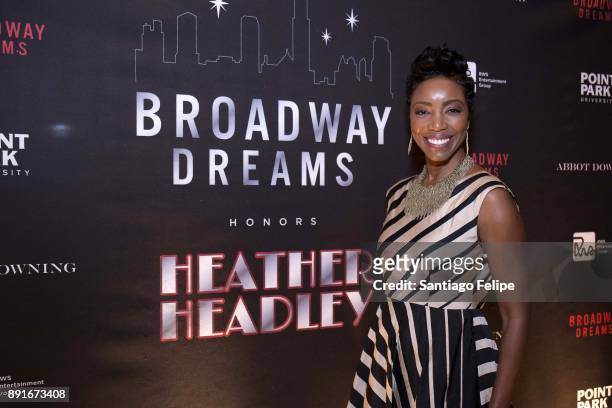 Heather Headley attends the 10th Annual Broadway Dreams Supper at The Plaza Hotel on December 12, 2017 in New York City.