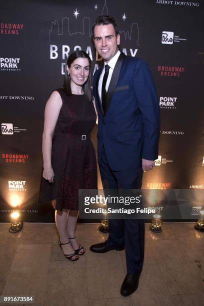 Meghan Murphy and Ryan Stana attend the 10th Annual Broadway Dreams Supper at The Plaza Hotel on December 12, 2017 in New York City.