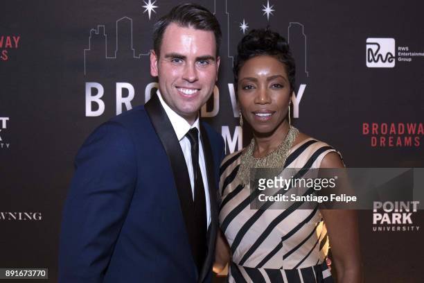 Ryan Stana and Heather Headley attend the 10th Annual Broadway Dreams Supper at The Plaza Hotel on December 12, 2017 in New York City.
