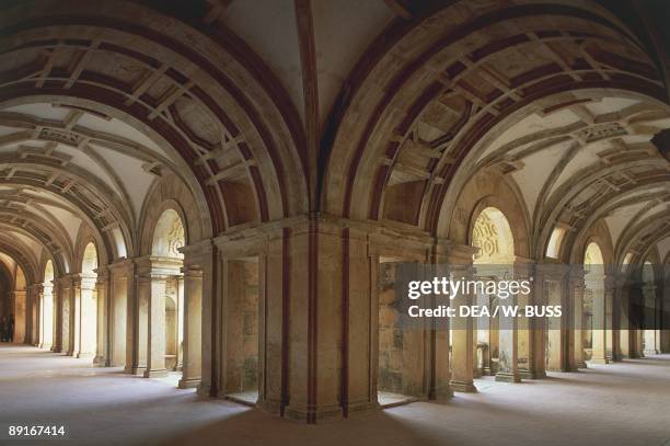 Portugal - Tomar. Cloister at Convent of Christ. UNESCO World Heritage List, 1983