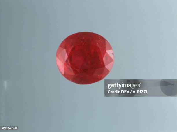 Brilliant-cut Ruby