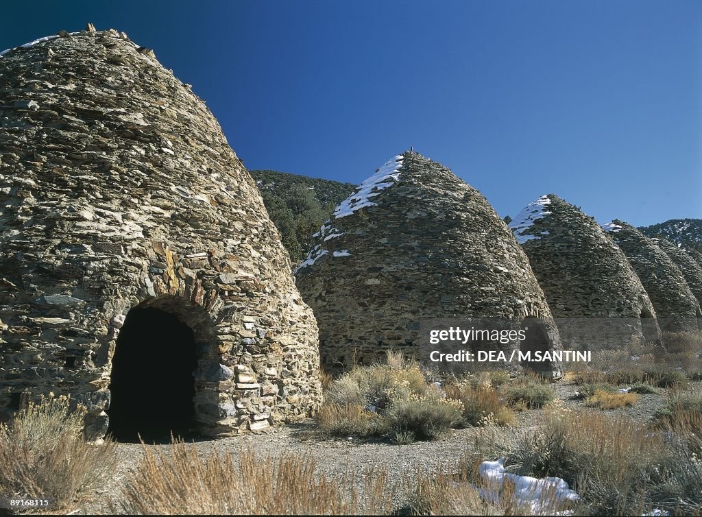 USA, California, Death Valley National Park. Wildrose Canyon, Charcoal Kilns
