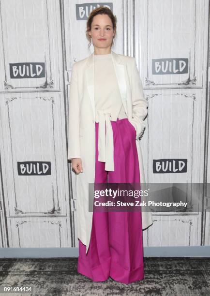 Actress Vicky Krieps attends Build Series to discuss "Phantom Thread" at Build Studio on December 13, 2017 in New York City.