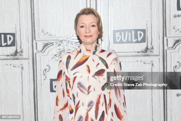 Actress Lesley Manville attends Build Series to discuss "Phantom Thread" at Build Studio on December 13, 2017 in New York City.
