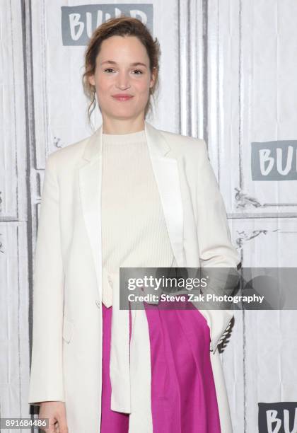 Actress Vicky Krieps attends Build Series to discuss "Phantom Thread" at Build Studio on December 13, 2017 in New York City.