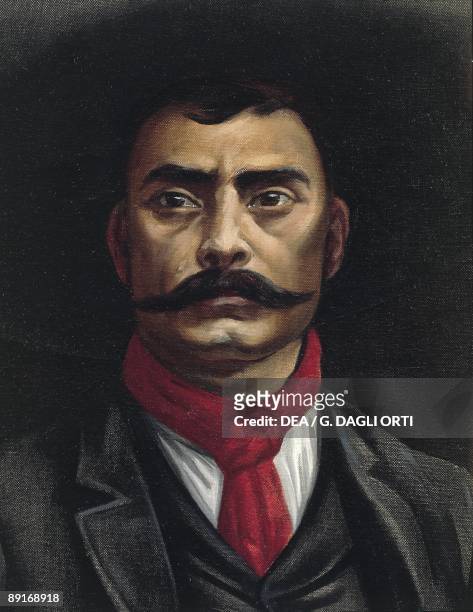 Mexico, 19th century, Portrait of Emiliano Zapata