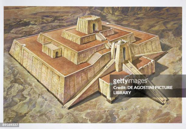 Great Ziggurat of Ur, illustration