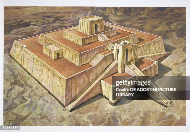 Great Ziggurat of Ur, illustration