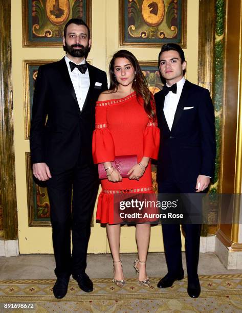 Hasan Green, Andrea Casanova and Alain Boulos attend Casita's Fiesta 2017! at The Plaza Hotel on October 17, 2017 in New York City.