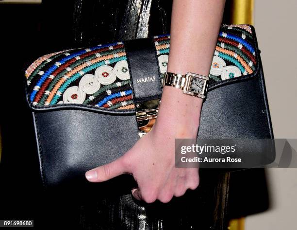 Alida Boer purse detail at Casita's Fiesta 2017! at The Plaza Hotel on October 17, 2017 in New York City.