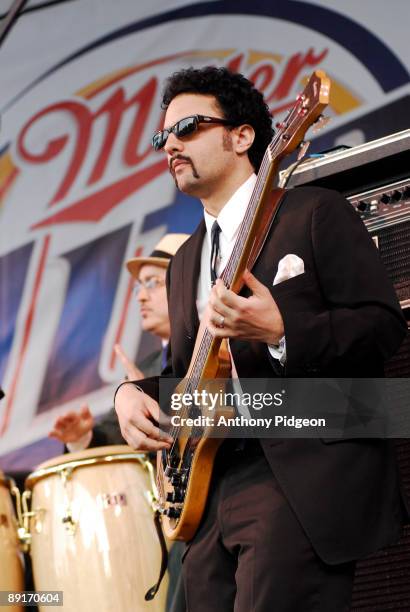 Bosco Mann AKA Gabriel Roth of Sharon Jones and the Dap Kings performs on stage at the Waterfront Blues Festival at Tom McCall Waterfront Park on...