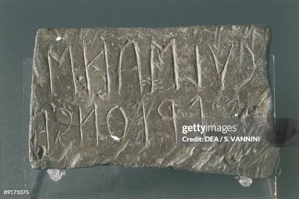 Etruscan Inscription 1,108 Etruscan Sculptures Stock Photos, High-Res Pictures, and Images ...