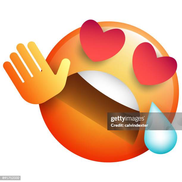 realistic emoji - breaking up stock illustrations