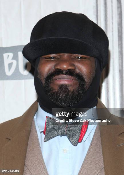 Singer Gregory Porter attends build Series to discuss his new album "Nat 'King' Cole & Me" at Build Studio on December 13, 2017 in New York City.