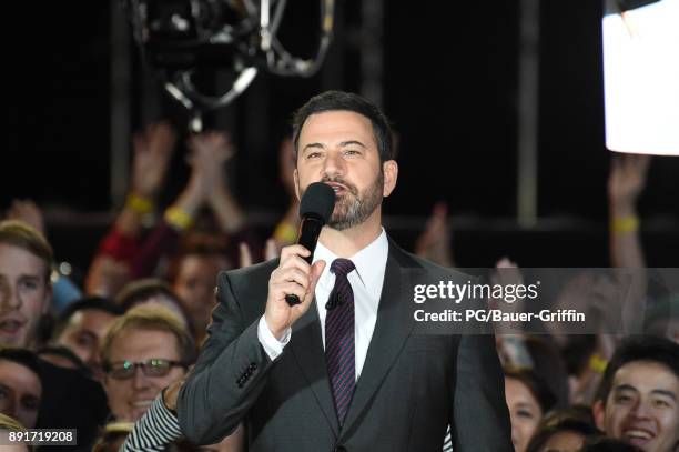 Jimmy Kimmel is seen on December 12, 2017 in Los Angeles, California.